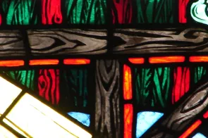 Andreas Schiffmann: Kirchenfenster in der Schlosskirche K&ouml;niz (Foto: A.Schiffmann)