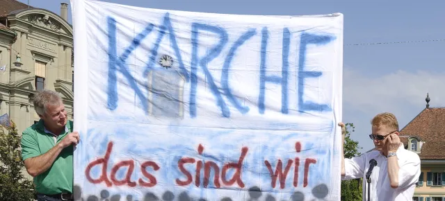 Kirche, das sind wir (Foto: Christoph Knoch) Kirche, das sind wir (Foto: Christoph Knoch)
